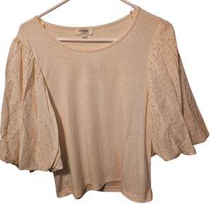 Cream Top Size Large